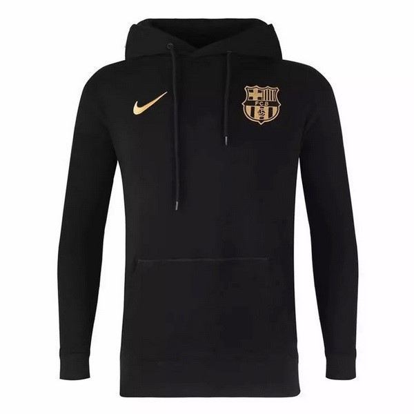 Sweat Shirt Capuche Barcelone 2020 2021 Noir